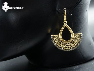 bohemian monkey swing earrings, boho,  dreadlock jewelry, earrings for dreadheads, festival jewelry, jewelry for hippie, hip jewelry, native jewelry, indian jewelry, gypsy jewelry, goa jewelry, gypsy earrings, goa earrings